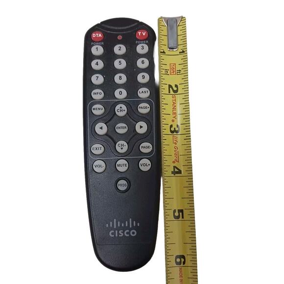 Cisco TV Remote Control HDA-RF2.2 for DTA 170HD 270HD Black Works Very Nice! - Picture 5 of 5